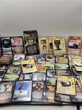 Dragon Ball Z Collectible Card Lot - Multicolor Cards